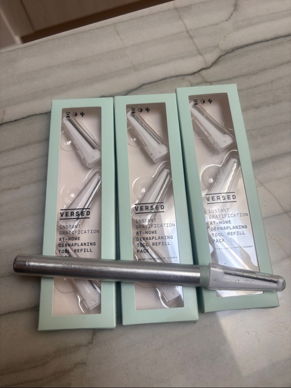 Versed At-Home Dermaplaning Tool Refill Pack - Mint - Picture 2 of 3